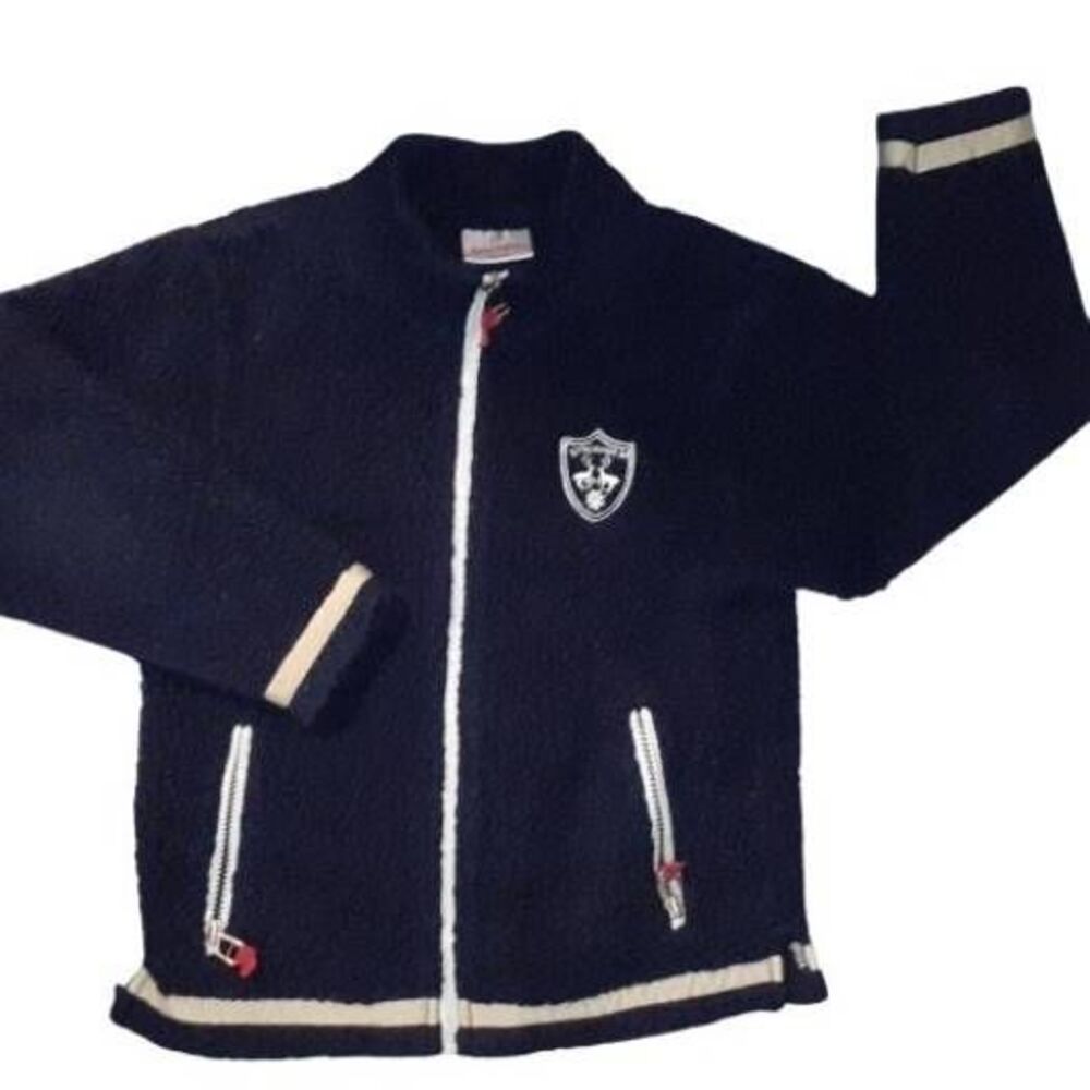 HANNA ANDERSSON  boys BLUE  fleece‎ jacket size 5/6